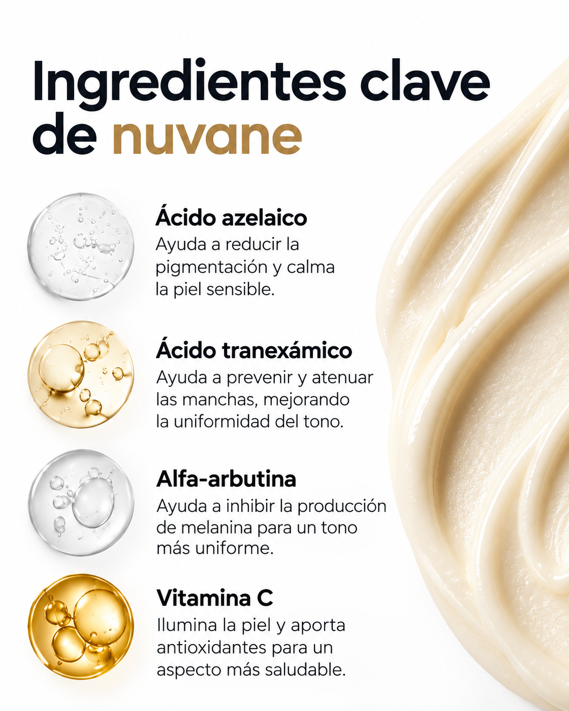 Corrector de Manchas Oscuras Nuvane, con Ácido Azelaico 20g